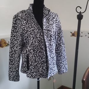 Vintage Rafael Sport black and white light jacket
